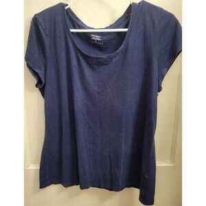 Women's Dress Barn Blue T-Shirt Size Large